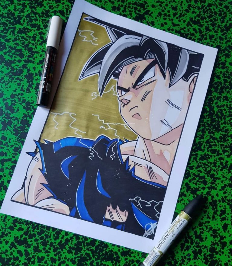 Como desenhar o Goku – Como desenhar anime